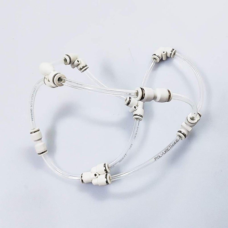 BASE WAVE Aquarium CO2 Tubing 5 Yard(15 feet) & Push to Connect Fittingsâ€¦ - Image 3